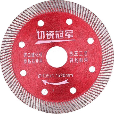 Lame de scie diamantée industrielle, disque de coupe, meule, lame de scie à porcelaine