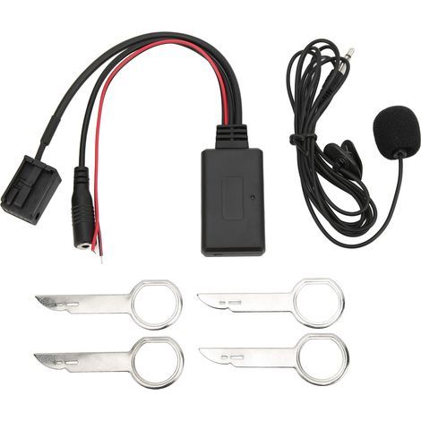 Adaptateur Bluetooth sans fil avec entrée AUX, kit mains libres avec micro, compatible Focus 2004 et versions ultérieures, remplacement 6000CD (1/5)