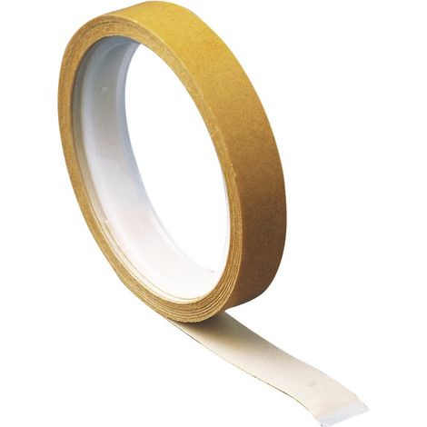 Adhésif double face, 12 mm, 3,5 m sur rouleau, transparent, Pastilles adhésives double face sans acide