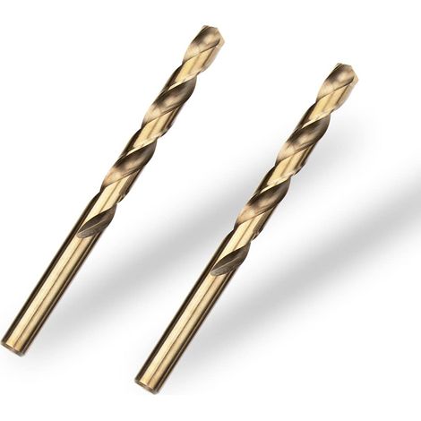 2pcs Foret Hélicoïdal 9.0mm Acier Inoxydable, Forets à Métaux Professionnels DIN 338 (1/5)