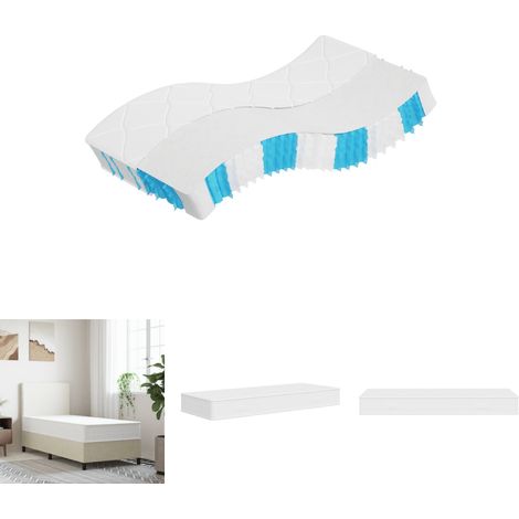 The Living Store Matratze Taschenfederkern Mittelfest 70x200 cm - Matratzen (1/5)