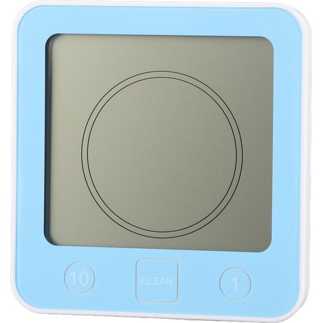 Thermomètre numérique mini étanche pour extérieur et jardin (bleu) (1/5)