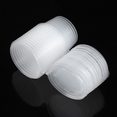 Gobelets en plastique transparent de 100 ml (14 oz) pour sauces à emporter (1/5)