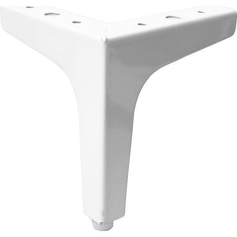 Lot de 4 pieds de canapé en métal 10 cm – Capacité de charge 250 livres – Surface galvanisée et peinte – Pour canapés et chaises (1/5)