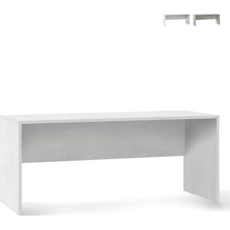 Scrivania 180L x 69P x h76 – Finitura Bianco Opaco – Sarmog (1/4)