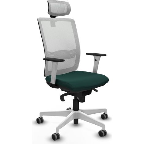 Silla oficina piqueras y crespo Haches blanco espuma inyectada (1/2)