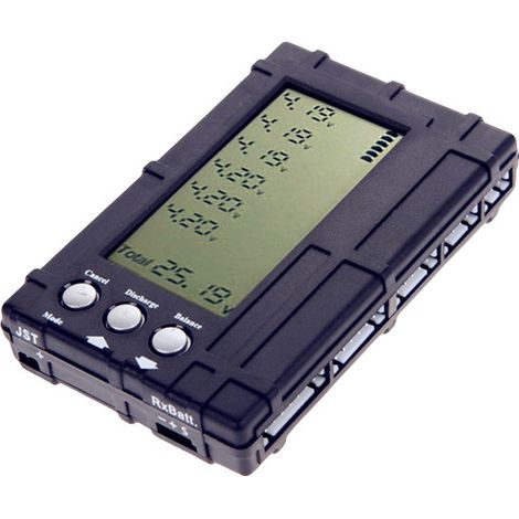 3-in-1-Display für 2-6S-Lithium-Akkuspannung, Entlader, Balancer, Multifunktionsladegerät (1/5)