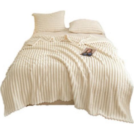 Kuscheldecke – warme und flauschige Decke für Mama, Frauen und Freundinnen (Beige, 230 x 200 cm) (1/5)