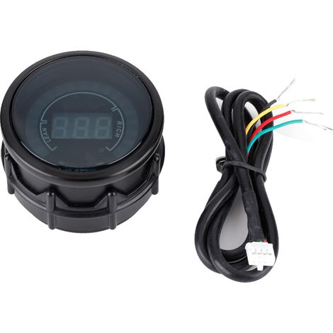 Manomètre de rapport air/carburant pour voiture avec échelle LED et affichage numérique, manomètre spécifique course de 52 mm BX101457 (1/5)