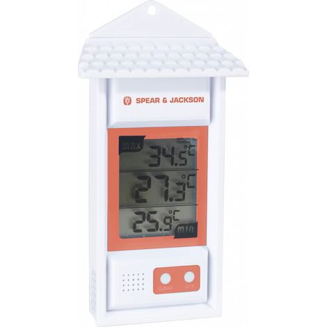 Spear-Jackson Thermomètre numérique mini-maxi couleur aléatoire (1/4)