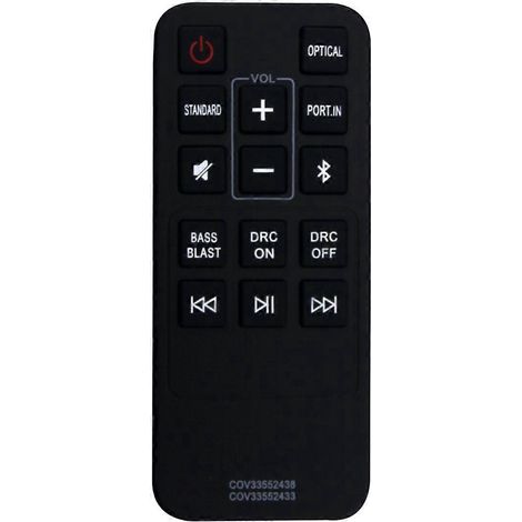 Télécommande de remplacement pour barre de son compacte 2.0 canaux SK1 (1/5)
