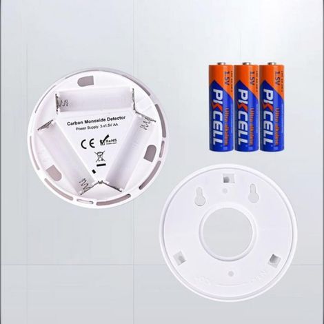 Détecteur de Monoxyde de Carbone Domestique et Commercial - Détection Précise et Alerte Sonore 85dB (1/5)