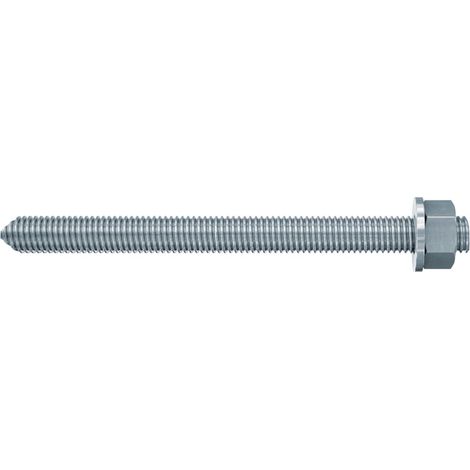 Fischer 10x tige d'ancrage RG M 16 x 500 mm électro-galvanisé qualité d'acier 5.8 - 095723