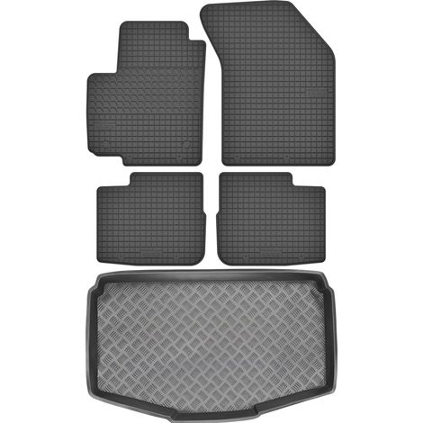 Set di tappetini in gomma per auto e tappetino per bagagliaio per Suzuki Swift IV Hatchback dal 2008 al 2010. (1/5)
