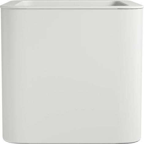 Vaso Elho Jive Square 40 cm – Design Moderno e Minimal per la Tua Casa - Colore: Bianco