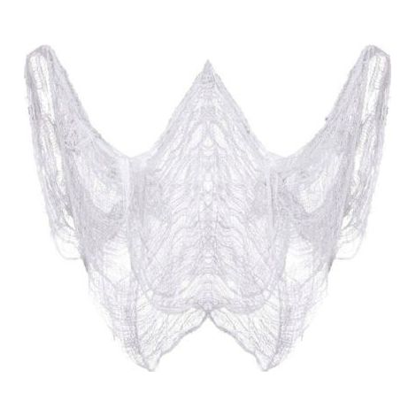 Grand Tissu de Décoration Blanc