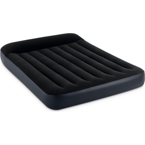 Intex – Matelas gonflable 2 places 191 x 137 x 25 cm – Gonfleur intégré – Construction Fiber Tech pour confort et solidité – Utilisation intérieure