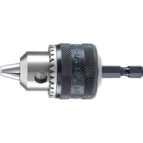 Röhm Zahnkranz-Bohrfutter PRIMA, Größe 6L, Aufnahme 1/4" Hex, Spannweite 0.5-6.5 - 368292 (1/4)