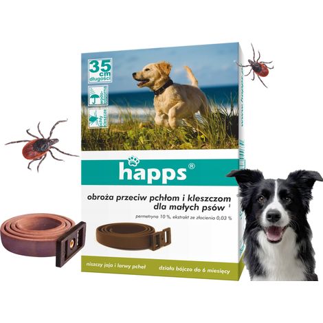 HAPPS - collare antipulci e zecche per cani di piccola taglia