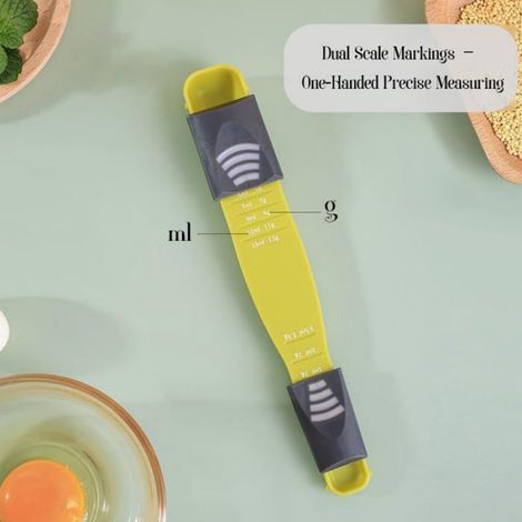 Cuillère Mesure Réglable 1g-13g et 1ml-13ml - Outil Précision BPA-Free Pour Cuisson Pâtisserie Bébé Café Gadget (1/4)