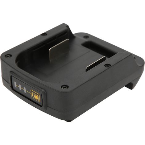 Adaptateur pour outil électroportatif : batterie lithium-ion Makita 18 V, compatible avec les batteries Bosch et doté d’une fonction de charge. (1/5)