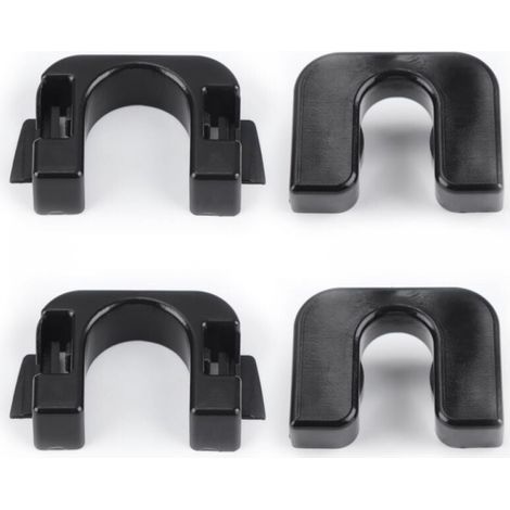 set 1539663 Fissaggi per ripiano posteriore per portellone bagagliaio 015532109E Compatibile con Ford Fiesta MK3 Mk7 Mk8 B-Max C-Max per copertura vano bagagli, plastica (1/5)