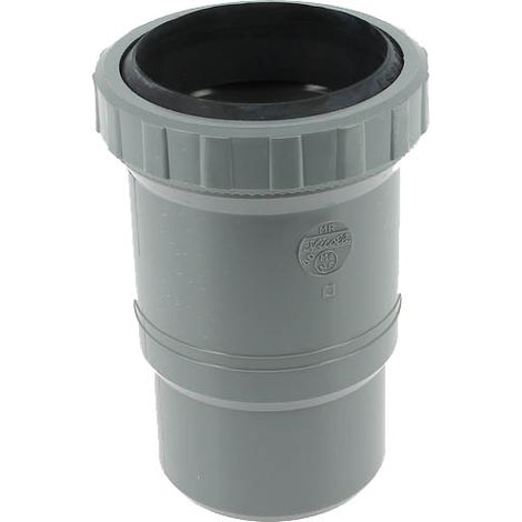 Nicoll – Manchon de dilatation simple mf Ø80 – Joint élastomère démontable – Pour canalisation PVC – Classement feu NF-M1