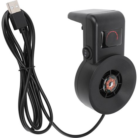 Ventilateur de refroidissement pour aquarium, connexion USB, fonctionnement silencieux et compact, pour toutes les saisons, noir (1/5)