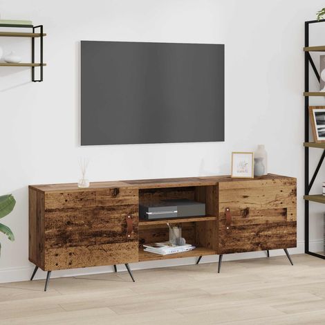 vidaXL Gabinete de TV 150 x 30 x 50 cm Madera vieja (1/5)