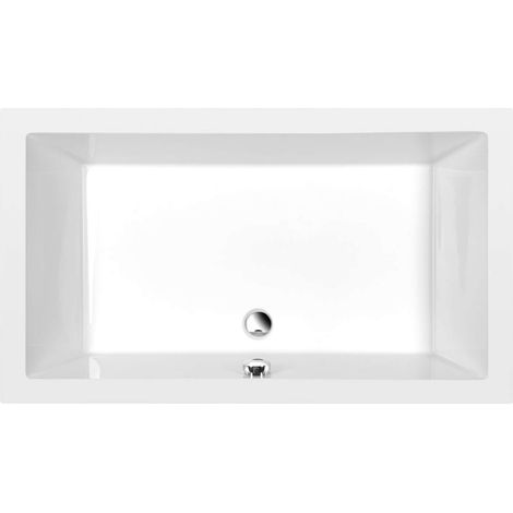 Polysan Deep - Plato de ducha profundo, 130x75x26 cm, blanco 72942 (1/5)