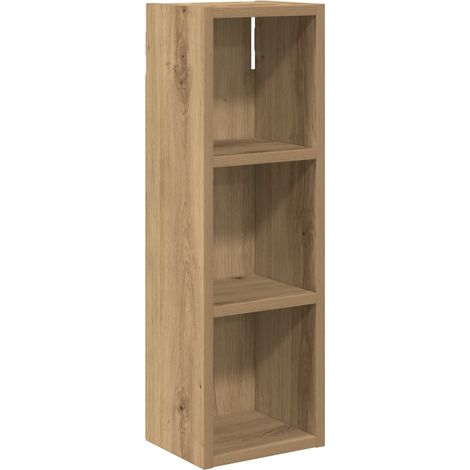 Armario de pared para baño Roble Artesanal 20 x 16 x 62,5 cm vidaXL