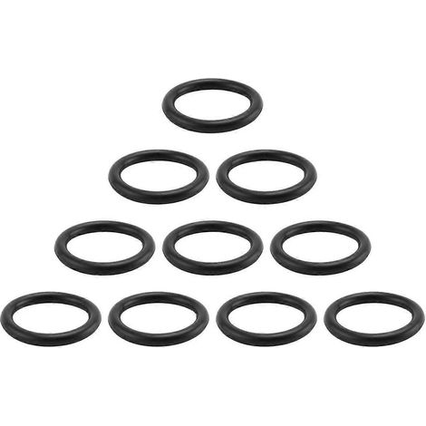 Lot de 10 joints toriques en caoutchouc nitrile noir, diamètre extérieur 32 mm, diamètre intérieur 25 mm. (1/4)