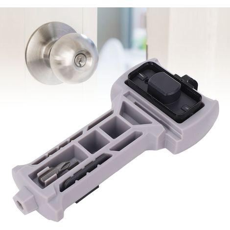 Outils de mortaisage pour verrous de porte permettant un traçage et un ciselage précis kit de montage pour verrous carrés ou ronds portes de 1-3/8 pouce ou 1-3/4 pouce d'épaisseur avec outils de tra (1/5)