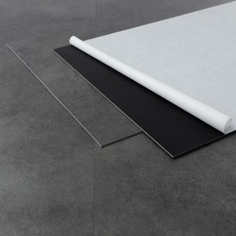 ML-Design Dalle en PVC Adhesive, Revêtement de sol, Plancher en Vinyle (1/5)