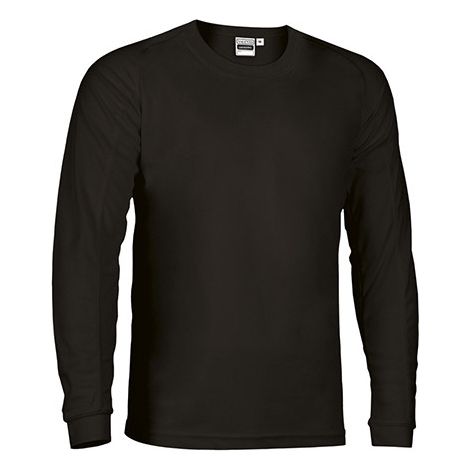 Camiseta deportiva de manga larga Cross L Negro
