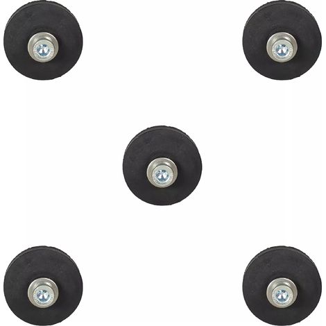 Lot de 5 aimants - Outils de fixation rapide et solide pour surfaces métalliques