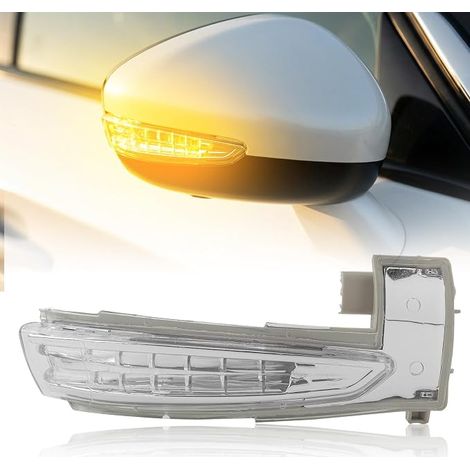 Luz intermitente para espejo retrovisor de coche Baceyong, 4068916, 6202869, 6325J5, 6325J4 Compatible con Peugeot 508 2010-2018 Citroën DS5 2011-2015 C4 2013-2016, lado derecho del pasajero (1/5)
