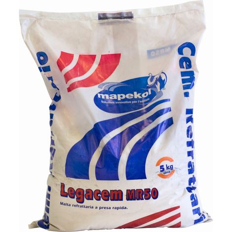 CEMENTO REFRATTARIO DA KG.5 SELF SERVICE. Prezzo per 1 pezzo. (1/2)