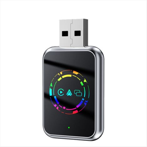 Adaptateur CarPlay sans fil 3 en 1 pour Android Auto, interface USB-A (1/3)