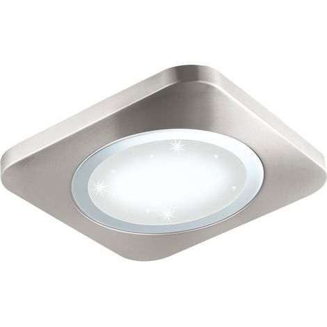 Plafoniera da costruzione a LED effetto cristallo cromo opaco soggiorno illuminazione camera da letto lampada Eglo 97663 (1/2)