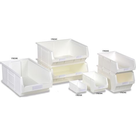 Bac gerbable Europe Blanc Sans couvercle 1.27L, 75mm x 165mm x 100mm ( Prix pour Paquet de 20 )