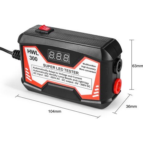 Testeur de Rétroéclairage LED Adaptatif 18W 0-300V pour TV Outil Professionnel de Réparation et Inspection de Bande Lumineuse de Téléviseur (1/5)