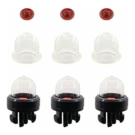 Lot de 3 pompes d'amorçage pour tronçonneuses Stihl FS38 FS40 FS45 FS50 FS55 FS75 FS80 FS85 – Démarrage facile – Compatible Ryobi McCulloch Husqvarna (1/5)