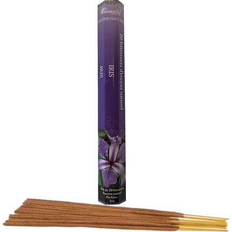 20 Bâtonnets d'encens aromatika senteur iris (1/2)
