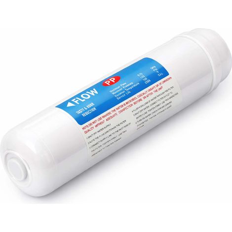 Naturewater 5 µ Cartouche Filtre à sédiments 254 mm (10 pouces) Filtre à eau en ligne Cartouche 2000l/jour Cartouche Filtration Eau potable (1/5)