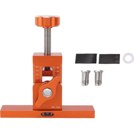 BelleRise - Outil pose portes placard – Jig alu avec niveau bulle, douilles 6/8/10 mm – Installation portes sans cadre (1/5)
