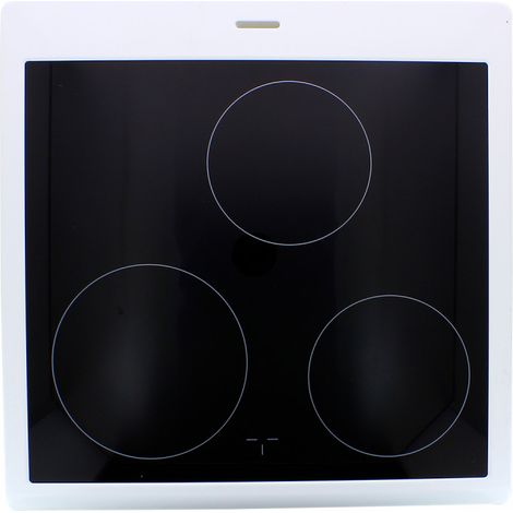 PLAQUE VITRO BLANC  9004247 pour Cuisinière LISTO , CUIS VITRO LISTO CV5055 L2B, CUIS VITRO LISTO CV5055 L3B, CUISINIERE VITROCERAMIQUE LISTO CV5055 L3N