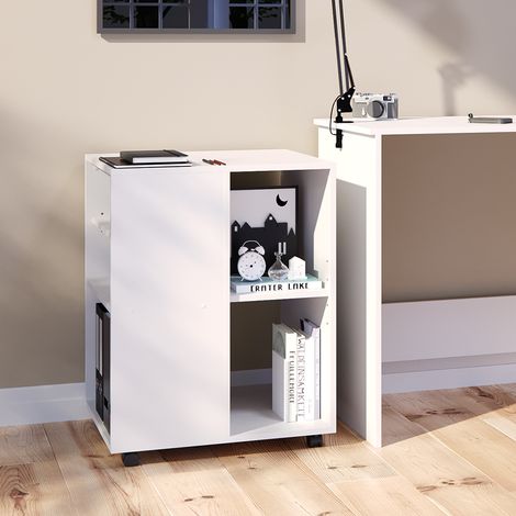 Rollcontainer , Weiß, 59.4 x 52.6 cm, Vicco (1/5)