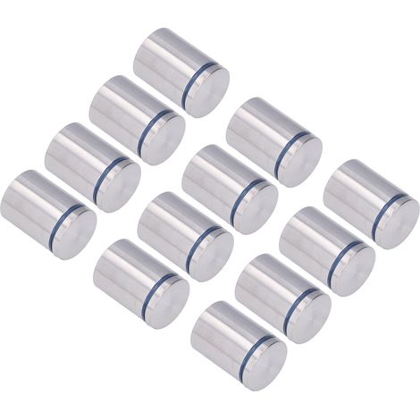 Lot de 12 clous publicitaires inox pour enseigne murale vis boîtier 38x50mm magasin chambre (1/5)
