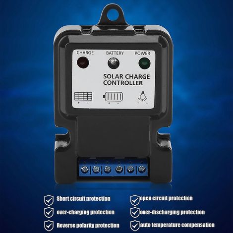 Régulateur de charge et de décharge intelligent PWM pour énergie solaire DHS 5S6V/12V 10A (1/5)